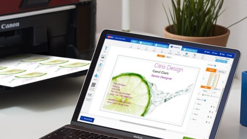 Avery Design și Print Template Software