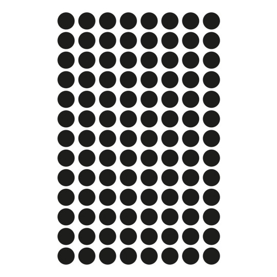 Imagine foaie individuală, Articol: 3009, puncte de marcare, Format: ⌀ 8 mm, 104 puncte de marcare/foaie?