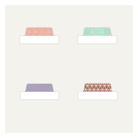 Imaginea produsului cu diferite modele, articol: 30123, benzi adezive, format: 63,5 x 25,4 mm.