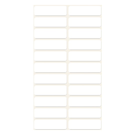 Imagine a foaie unică, Articol: 3044, etichete multifuncționale, format: 32 x 10 mm, 22 etichete/foaie?