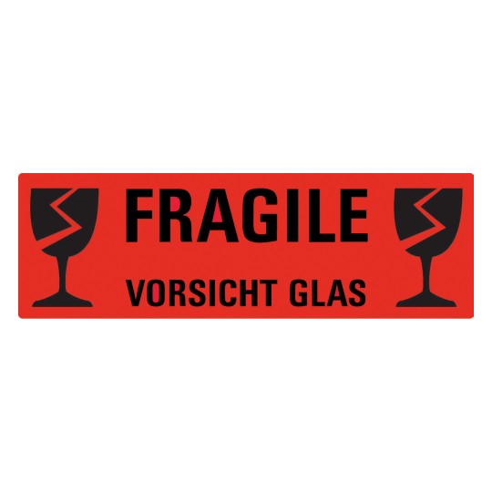 Imagine coală individuală, articol: 3050, etichete de avertizare, format: 119 x 38 mm, 2 etichete/coală?