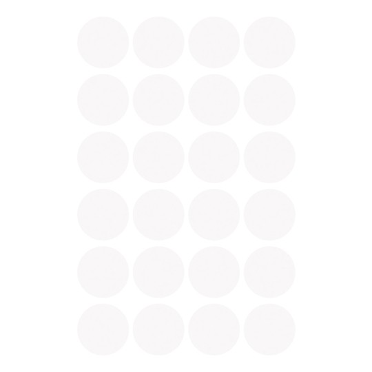 Reprezentare foaie unică, articol: 3170, puncte de marcare, format: ⌀ 18 mm, 24 puncte de marcare/foaie?