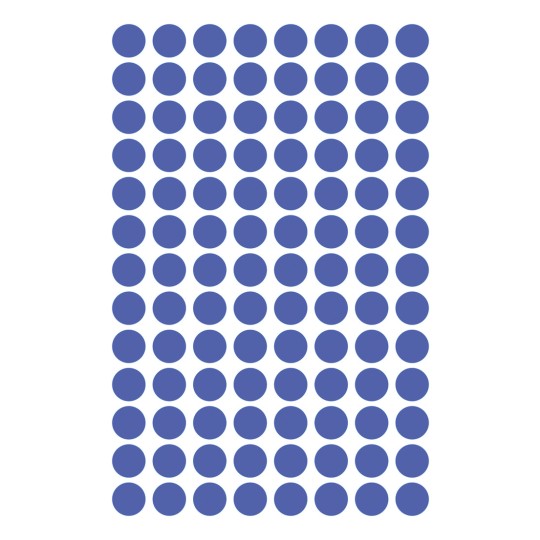 Imagine foaie individuală, articol: 3591, puncte de marcare, format: ⌀ 8 mm, 104 puncte de marcare/foaie.