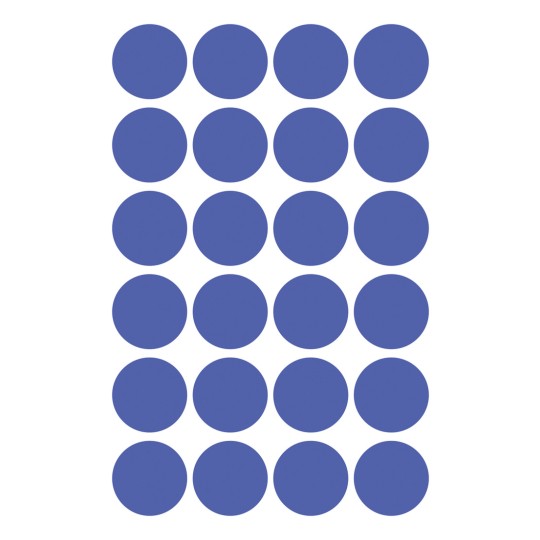 Imagine foaie individuală, articol: 3596, puncte de marcare, format: ⌀ 18 mm, 24 puncte de marcare/foaie?