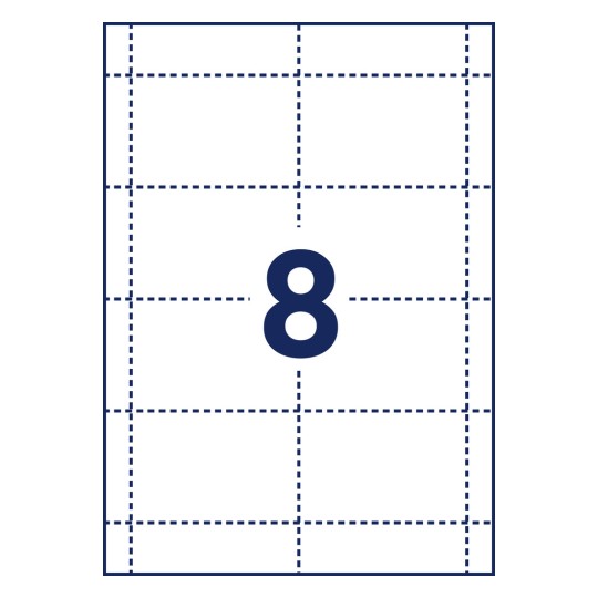 Desen de ștanțare pentru foaie individuală A4, Articol: 4822, Insigne de nume cu clemă, Format: 90 x 60 mm?