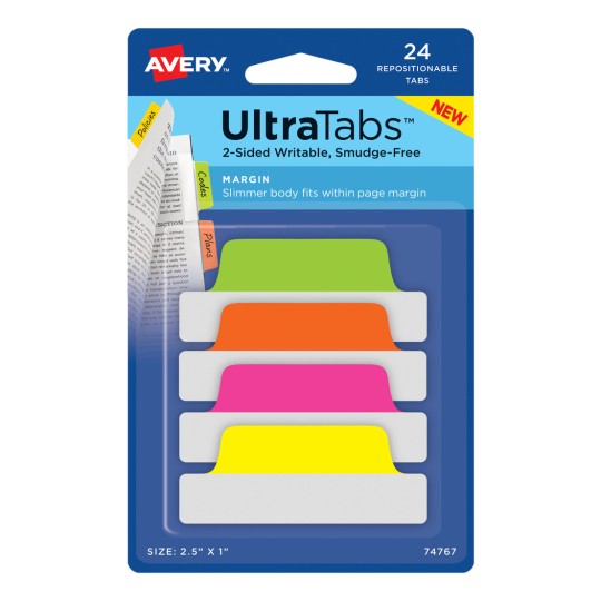 Imaginea produsului: Avery Zweckform, articol: 74767, bandă adezivă, 63,5 x 25,4 mm, pachet mic, 24 bucăți