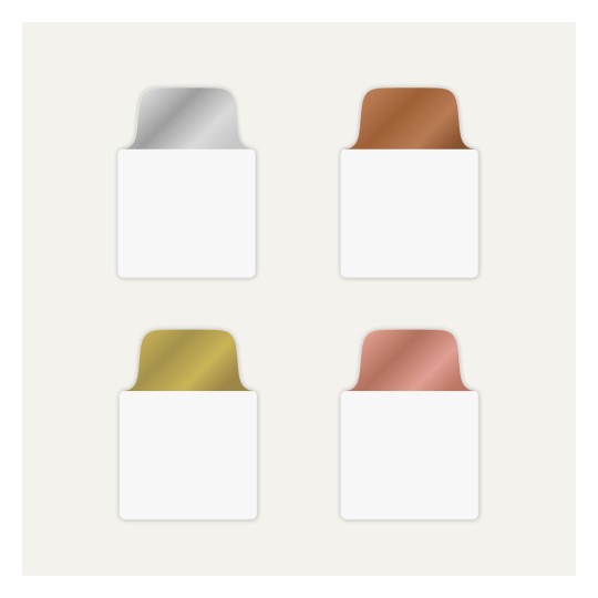 Imaginea produsului cu diferite modele, articol: 74785, benzi adezive, format: 25,4 x 38,1 mm.