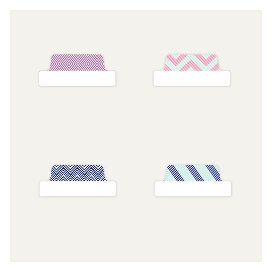 Imaginea produsului cu diferite modele, Articol: 74897, etichete adezive, Format: 63,5 x 25,4 mm.