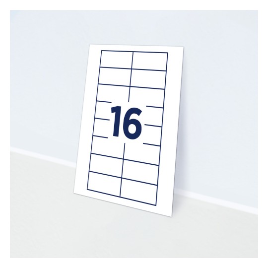 Imaginea arată un card cu numărul 16 și linii de grilaj pe un fundal alb.