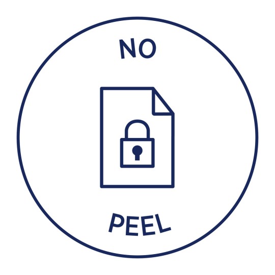 Imaginea prezintă un semn de avertizare cu inscripția „NU DEZLIPI” în jurul unui grafic cu un document încuiat, indicând că documentul nu trebuie dezlipit, posibil din motive de securitate sau confidențialitate.