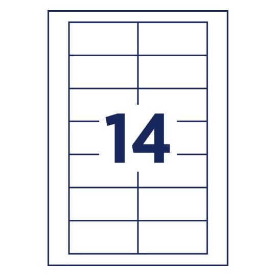 Pagină de calendar stilizată care arată numărul 14 centrat într-o grilă?