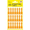 Imagine pachet: Etichete Avery Zweckform cu forme speciale și preimprimate, Articol: 3008, Format: 39 x 9 mm, Conținut: 63 de etichete / 3 coli, 21 de etichete/coală.