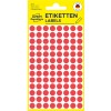 Imagine de ambalaj: Avery Zweckform Puncte de marcare colorate, Articol: 3010, Format: ⌀ 8 mm, Conținut: 416 puncte de marcare / 4 coli, 104 puncte de marcare/coală.