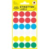 Imagine pachet: Puncte de marcare colorate Avery Zweckform, Articol: 3089, Format: ⌀ 18 mm, Conținut: 96 puncte de marcare / 4 coli, 24 puncte de marcare/colie