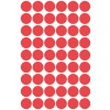 Imagine foaie individuală, Articol: 3141, Puncte de marcare, Format: ⌀ 12 mm, 54 puncte de marcare/foaie.