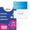 Pachet cu suporturi de ecusoane Avery și două inserții transparente pentru ecuson, tip pin, plus un cartonaș de nume albastru?