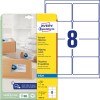 Imagine produsului cu foaie de etichete: Avery Zweckform Etichete pentru expediere, Articol: J8165-25, Format: 99,1 x 67,7 mm, Compatibilitate imprimantă: Inkjet, Conținut: 200 etichete / 25 foi, 8 etichete/foaie?