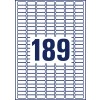 Desen ștanțat foaie individuală A4, Articol: L4731REV-25, Etichete universale, detașabile, Format: 25,4 x 10 mm, 189 etichete/foaie.