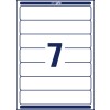 Desen de perforare foaie unică A4, Articol: L4760-25, Etichete pentru dosare, Format: 38 x 192 mm, 7 etichete/foaie?