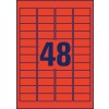 Desen ștanțare foaie individuală A4, Articol: L6038-20, Etichete colorate, detașabile, Format: 45,7 x 21,2 mm, 48 etichete/foaie?