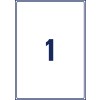 Desen de perforare, foaie unică A4, Articol: LR7167-100, Etichete de expediere reciclate, Format: 199,6 x 289,1 mm, 1 etichetă/foaie?