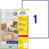 Imagine de pachet cu coală de etichete: Etichete de expediere reciclate Avery Zweckform, Articol: LR7167-100, Format: 199,6 x 289,1 mm, Compatibilitate imprimantă: laser alb-negru, laser color, Conținut: 100 etichete / 100 coli, 1 etichetă/coală.