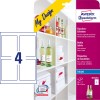 Imagine ambalaj cu foaie de etichete: Etichete pentru sticle Avery Zweckform, Articol: MD4001, Format: 90 x 120 mm, Potrivite pentru imprimante: Inkjet, Conținut: 20 etichete / 5 coli, 4 etichete/coală?